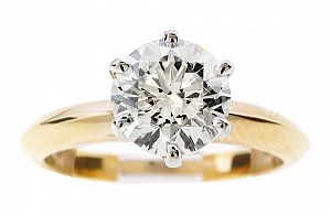 2.01 Carat GIA ROUND BRILLIANT Diamond Engagement Ring 