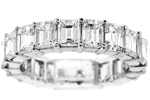 5.88 CT TW Emerald Cut Diamond Eternity Ring 