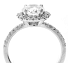 2.11 Carat GIA Round Brilliant - PLATINUM HALO Engagement Ring