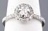 1.07 Carat TW IDEAL CUT Round Brilliant Diamond Engagement Ring 
