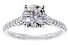 1.19 Carat Round Brilliant Diamond Engagement Ring -PLATINUM