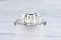 2.11 CTW Three-Stone GIA Emerald Cut Ring - Platinum