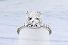3.04 Carat CUSHION Cut Diamond Engagement Ring - HIDDEN-HALO Design