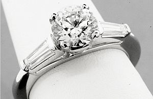 1.14 Carat GIA IDEAL CUT Round Brilliant Diamond Engagement Ring