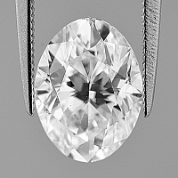 3.01 OVAL Diamond GIA F/SI1