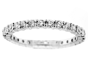 1.00 Carat TW Round Brilliant Diamond Eternity Ring 