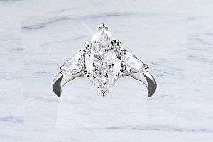 2.20 GIA MARQUISE Diamond Ring - PEAR SHAPE Diamonds