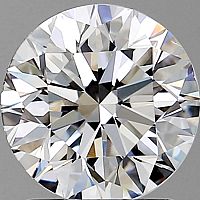 1.50 Round Brilliant IDEAL Cut Diamond - GIA F/VS2
