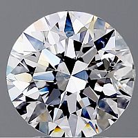 2.70 Round Brilliant IDEAL Cut Diamond - GIA F/SI1+