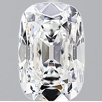1.30 Carat GIA Elongated OLD MINE BRILLIANT Cushion Cut Diamond - GIA E/SI1+  