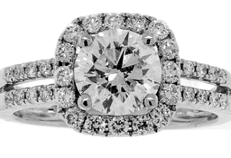1.75 CT TW GIA Round Brilliant Engagement Ring - GIA IDEAL CUT