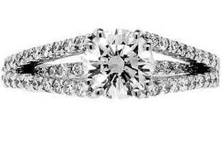 1.59 CT TW GIA Round Brilliant Engagement Ring * IDEAl Cut