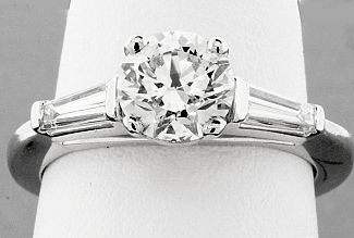 1.14 Carat GIA IDEAL CUT Round Brilliant Diamond Engagement Ring