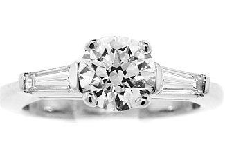 1.14 Carat GIA IDEAL CUT Round Brilliant Diamond Engagement Ring