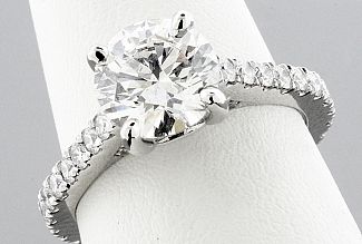 2.00 Carat GIA Certified Round Brilliant Diamond Engagement Ring