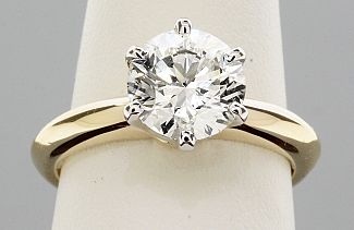 2.01 Carat GIA ROUND BRILLIANT Diamond Engagement Ring 