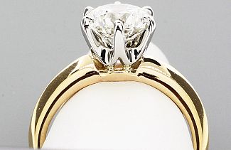 2.01 Carat GIA ROUND BRILLIANT Diamond Engagement Ring 