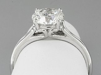 1.56 Carat GIA OLD EUROPEAN Brillilant Diamond Engagement Ring  
