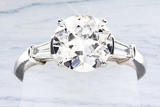1.84 OLD EUROPEAN CUT Diamond Engagement Ring 