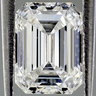 3.00 Carat EMERALD CUT Diamond Engagement Ring - PLATINUM Setting with TRAPEZOIDs