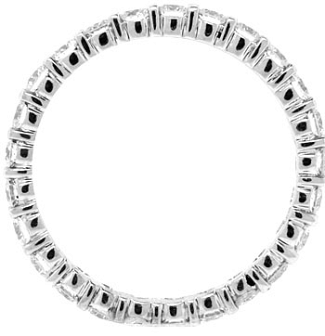 1.27 Carat TW Round Brilliant Eternity Ring