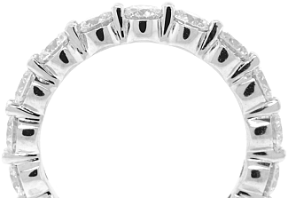 3.06 CT TW Round Brilliant Diamond Anniversary Ring