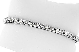2.00 CT TW 14K WG BRACELET
