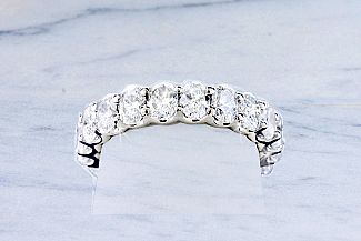 3.47 CT GIA FINE QUALITY OVAL Diamond Eternity Ring  