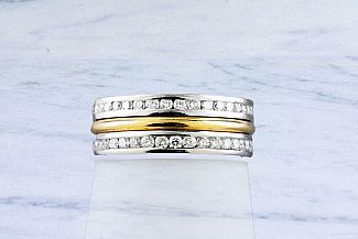 0.65 Carat TW Diamond Channel Set Wedding Ring - Platinum 