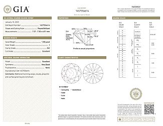 3.01 Carat GIA IDEAL Cut Diamond Studs - GIA I/SI2++ -14K WG 4 PRG Setting  