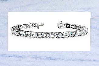 3.50 CT Round Diamond Tennis Bracelet - 14K WG 3.50 CT Round Diamond Tennis Bracelet - 14K WG