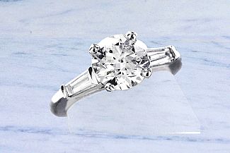 2.37 Carat GIA IDEAL CUT Round Brilliant Diamond Engagement Ring  