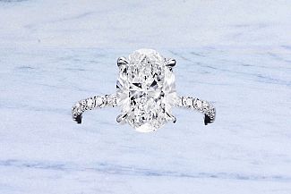2.51 Carat TW GIA OVAL - Platinum 
