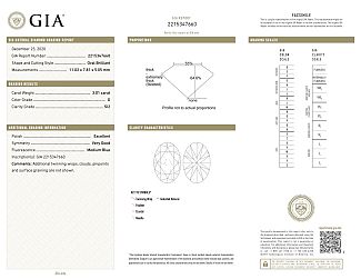 3.01 Carat GIA OVAL - Platinum and 18K Yellow Gold Engagement Ring 3.01 Carat GIA OVAL - Platinum and 18K Yellow Gold Engagement Ring