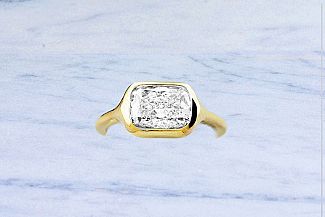 1.71 Carat Elongated CUSHION Cut - 14K Yellow Gold Engagement Ring 1.71 Carat Elongated CUSHION Cut - 14K Yellow Gold Engagement Ring