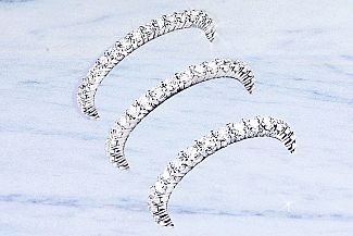 2MM Diamond Eternity Stackable Wedding Ring - PLATINUM 2MM Diamond Eternity Stackable Wedding Ring - PLATINUM