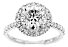 2.52 Carat GIA Round Brilliant Diamond - Platinum Halo Engagement Ring
