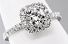 1.09 Carat TW GIA Round Brilliant Diamond - 14K WG HALO Engagement Ring 