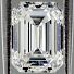 3.00 Carat EMERALD CUT Diamond Engagement Ring - PLATINUM Setting with TRAPEZOIDs