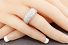 2.50 Carat TW Five Row Pave Wedding Ring