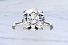4.50 Carat GEM Round Brilliant Cut Diamond Engagement Ring - PLATINUM Setting