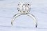 4.50 Carat GEM Round Brilliant Cut Diamond Engagement Ring - PLATINUM Setting