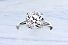 2.90 Carat Old European Cut - Platinum Engagement Ring